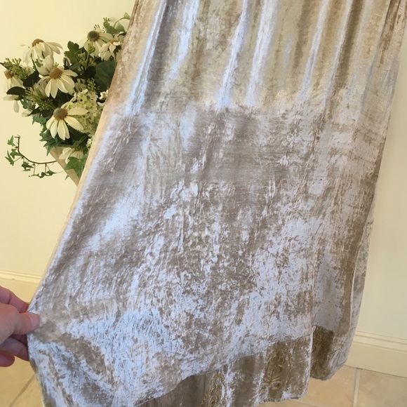 NWT Anthro RAGA Romantic Visions Deep V-Neck Dress - Picture 9 of 14